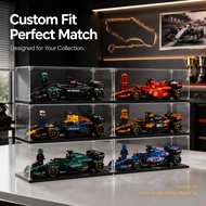 Acrylic Display Box for Lego Speed Champions F1 Cars Collector F1 Showcase Kotak Pameran Kereta