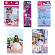 [預訂2405] Takara Tomy Licca - LW-12 Oshikatsu Debut Set 莉卡娃娃 配件 應援服裝 / LW-18 Peplum Ribbon 吊帶荷葉套裝 / L