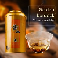 Golden Burdock Tea 250g Round Slices Burdock Root Tea Tin Can