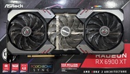 VGA (การ์ดจอ) ASROCK AMD RADEON RX 6900 XT PHANTOM GAMING D 16G OC - 16GB GDDR6 มือสอง