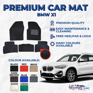 BMW X1 Premium Customized Coil Car Mats | Car Floor Mats / Carpet Carmat Set