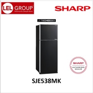 SHARP 480L 2-DOORS TOP FREEZER FRIDGE - SJE538MK