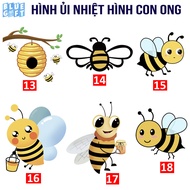 Ironed Image, Heat Pressed Image of Bee 3