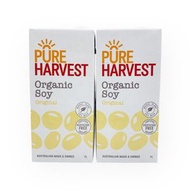 PUREHARVEST - Organic 有機原味豆奶 – 1公升 x 2 件 (到期日 : 2026年7月29日)
