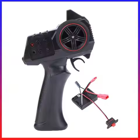 For WPL D12 MN D90 MN99S 2.4GHz 3CH Transmitter Controller + 2 in 1 Receiver ESC