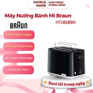 Braun HT1010BK Toaster – 900W Capacity – Removable Crumb Tray – EEH