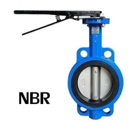 บัตเตอร์ฟลายวาล์ว Butterfly Valve NBR ( แบบด้ามโยก) ทนทานในระบบงานน้ำมัน