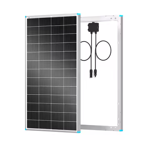 Renogy 16BB N-Type 200 Watt 24V Solar Panel, 24 Volt 200W Solar Panel 25% High-Efficiency, PV Module