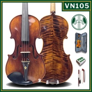 STEINHOLDT - Bellissimus VN105 | 1716 Stradivarius Model Solid Wood Violin w/ Case and Freebies