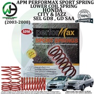 Honda City SEL GD8 & Jazz GD SAA Lower Coil Spring , Sport Spring Apm Performax [ Original ] (2003-2