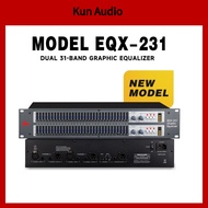 Equalizer DBX EQX231 can effectively eliminate low-frequency noise, the best audio processor.
