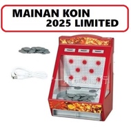 MESIN Pusher coin game CHILDREN'S TOY GAME funnyworld timezone push COIN MACHINE COIN EDUCATIONAL LE