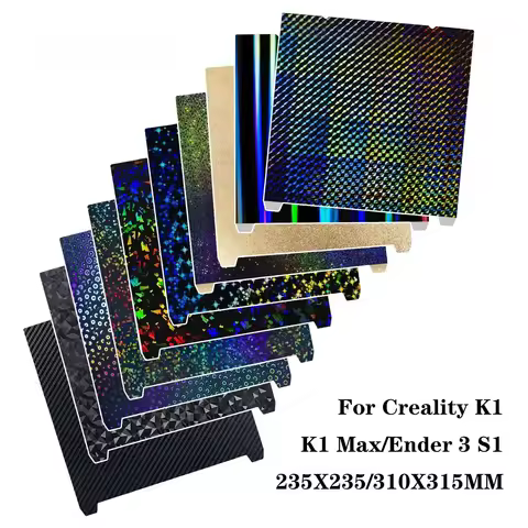 For Creality K1 Build Plate K1 Max Bed Creality k1C Build Plate PET PEO H1H PEI Sheet 235x235 Ender 