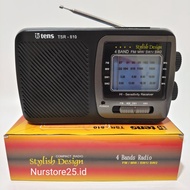 Radio TENS TSR-810 FM AM MW SW1-SW2 4band PORTABLE RADIO/ RADIO TENS TSR-810 FM/MW/SW1/SW2 4band PORTABLE RADIO
