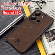 Casing For Xiaomi Redmi 15C 15 C Redmi15C 15CRedmi 5G 4G 2025 Leather Matte Soft Magnetic Phone Case