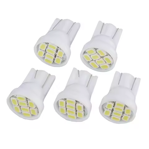 5pcs Dash Gauge Cluster T10 White LED Light Bulb Fit For Ford F100 F150 F250 F350 Truck 1980-1982 19