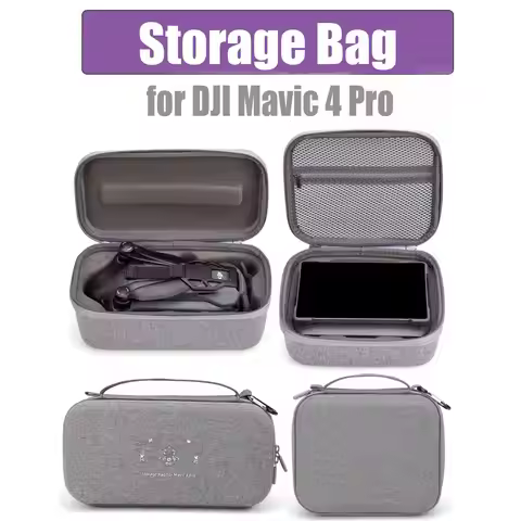 Storage Bag for DJI Mavic 4 Pro Drone Body Bag & DJI RC Pro 2 Remote Controller Carrying Case Travel