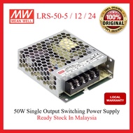 MEAN WELL Switching Power Supply LRS-50-24 LRS-50-12 24V 12V DC Power Supply