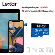 Lexar 633x Micro SD Card 32GB 64GB 128GB Memory Card  512GB 256GB Up to100MB/s Read A2/A1 microSDHC/