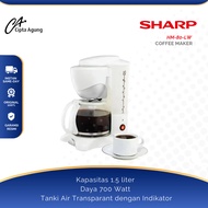 MESIN SHARP COFFEE MAKER HM-80LW HM 80LW HM80LW WHITE 1.5 LITER 1.5L AUTO KEEP WARM COFFEE MACHINE O