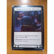FAB CF Strong Stomach for Adversity Super Slam SUP Flesh and Blood TCG Reviled Guardian