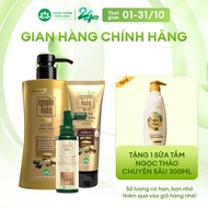 Combo Dầu gội Nguyên Xuân bồng bềnh 350ml KM 35ml & Dầu xả Nguyên Xuân bồng bềnh 150ml + Serum Nguyê