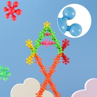 E6B SEPER Children's Three-Dimensional Snowflake Building Blocks