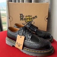 Dr.martens 3989布洛克英倫馬丁厚底鞋 男女同款 黑色