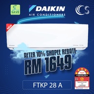 DAIKIN NEW PLASMA ION INVERTER AIRCOND 5 STAR  Air Conditioner R32 Inverter FTKP28A 1HP / FTKP35A  1.5HP / FTKP50A 2HP