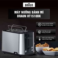 [GIVE MEAT GRINDER] Braun HT1510BK Toaster | Smart Temperature Adjustment | Power 900W |