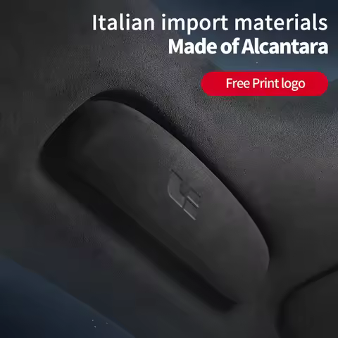 car eyewear case box sunglasses holder alcantara suede For LEADING IDEAL LiXiang ONE L9 L8 L7 Glasse