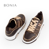 Bonia Dark Brown Ada Monogram Sneakers