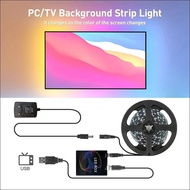 RGBIC LED Strips Immersive TV PC Background Light Strip HDTV Computer Monitor Screen Color Sync Smar