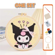 [Full Set] Embroidery Kit Sewing kit Sewing Kit Set Embroidery Kit Set Beginner Sulaman Cross Stitch