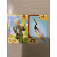 kad choki choki upin & ipin kad TOK DALANG RARE dan UPIH UNIQUE