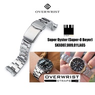 สายนาฬิกา OVERWRIST MILTAT STRAPCODE  SUPER OYSTER 3D FOR SEIKO SKX007009011A65K