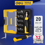 Bộ tua vít sửa chữa đa chức năng Deli Tools 21 món cao cấp - Chất liệu siêu bền thiết kế gọn nhẹ tin