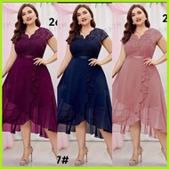 ⁑ ღ ♨ Joliann fashion DRESS COLLECTION XL wedding ninang dress formal dress plus size dress