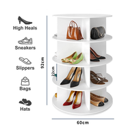 360° Rotating Shoe Rack Organizer Rotating Shoe Rack Tower Shoe Rack Organizer Multi-Layer Shoe Rack