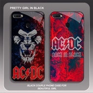 HK-1 ACDC Band Glass Casing for OPPO Realme F7 A7 A12 F9 A12S A11K F5 A5S 2 Pro