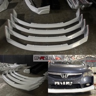 LIPS MUGEN MATERIAL ABS FOR BUMPER CIVIC FD FACELIFT