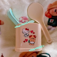 2-Piece Seasoning Jar Set/Set Hello Kitty x Butterbear Rice Scoop (Premium 7-11)