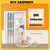 PVC Folding Door Kitchen  Bathroom Partition Balcony  Sliding  Door Waterproof