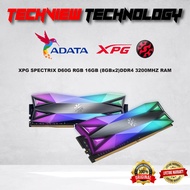 XPG SPECTRIX D60G RGB 16GB (8GBx2)DDR4 3200MHZ RAM