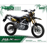 Fullbody Sticker Accessories KLX 150 - KLX 150 BF - KLX GORDON Decal Sticker Custom Design - KBF