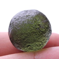 20mm green Moldavite Czech meteorite impact healing energy stone ball natural raw stone crystal ener