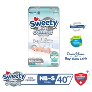 📏 Sweety Silver Comfort NB-S 40s Pampers New Born Perekat Pempers