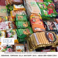 Sosej thai/sosej halal/sosej original thai halal/lokcing halal/pulut besar/cheese besar/ayam pedas/a