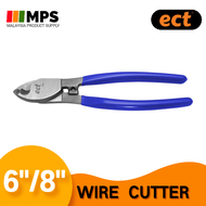 ect 6 / 8 Inch Cable Wire Cutter Plier Chrome Vanadium Steel Wire Cutting Pliers Playar Pemotong Wayar Dawai