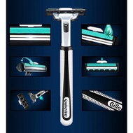 Straight Razor Gillette VECTOR Safety Shaver For Men Shaving Machine Cassettes For Beard Shavette To
